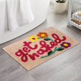 thumbnail image 1 of HAHDAXIA Get Naked Bath Mat Cute Bathroom Rugs Non Slip Microfiber Bath Rugs Funny Bathroom Decor Machine Washable Bath mat for Tub & Shower,20''x32'', Beige, 1 of 6