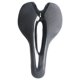 thumbnail image 1 of Sillín de bicicleta Kusrkot Universal de cuero negro con absorción de impactos, 1 of 7