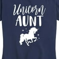 thumbnail image 3 of Instant Message - Unicorn Aunt - Women's Short Sleeve Graphic T-Shirt, 3 of 6