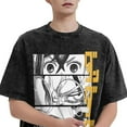 thumbnail image 2 of Anime Dandadan Shirt Momo Ayase Graphics Men Cotton Short Sleeve Unisex Vintage Okarun T-shirts, 2 of 6
