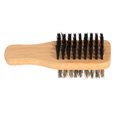 thumbnail image 2 of MasteelfCA 1 Pce Brosse à Tête Rétro à Huile Poils Souples Brosse à Barbe Brosse à Cheveux Déchiquetée, 2 of 8