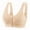 Khaki, variant on Elainilye Fashion Wireless Bra for Women Gathering Bra Breast Feeding Bras Front Closure Bra Yoga Running Bra Underwear,Brown