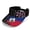 250 Years Of Liberty, variant on Lightweight Polyester Fabric Sun Visor Hat for Golf Running, Comfortable UV Protection Breathable Sun Visor Cap, US Flag Leopard Design