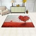 thumbnail image 3 of SKYSONIC Lightweight Non Slip Carpet Mats Area Soft Rugs Floor Mat Rug Decoration for Kids Room Living Room 60 x 39 inches Red Tree of Love, 3 of 6
