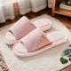 thumbnail image 1 of Pantuflas de casa para hombre y mujer, zapatillas de casa abiertas, zapatillas de casa sin cordones, cómodas zapatillas de cáñamo para dormitorio, para interior y exterior, 1 of 6