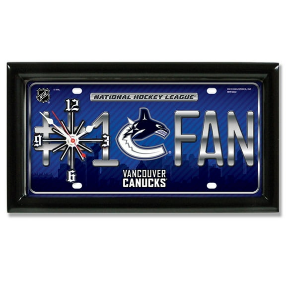 Horloge murale Canucks de Vancouver LNH de GTEI