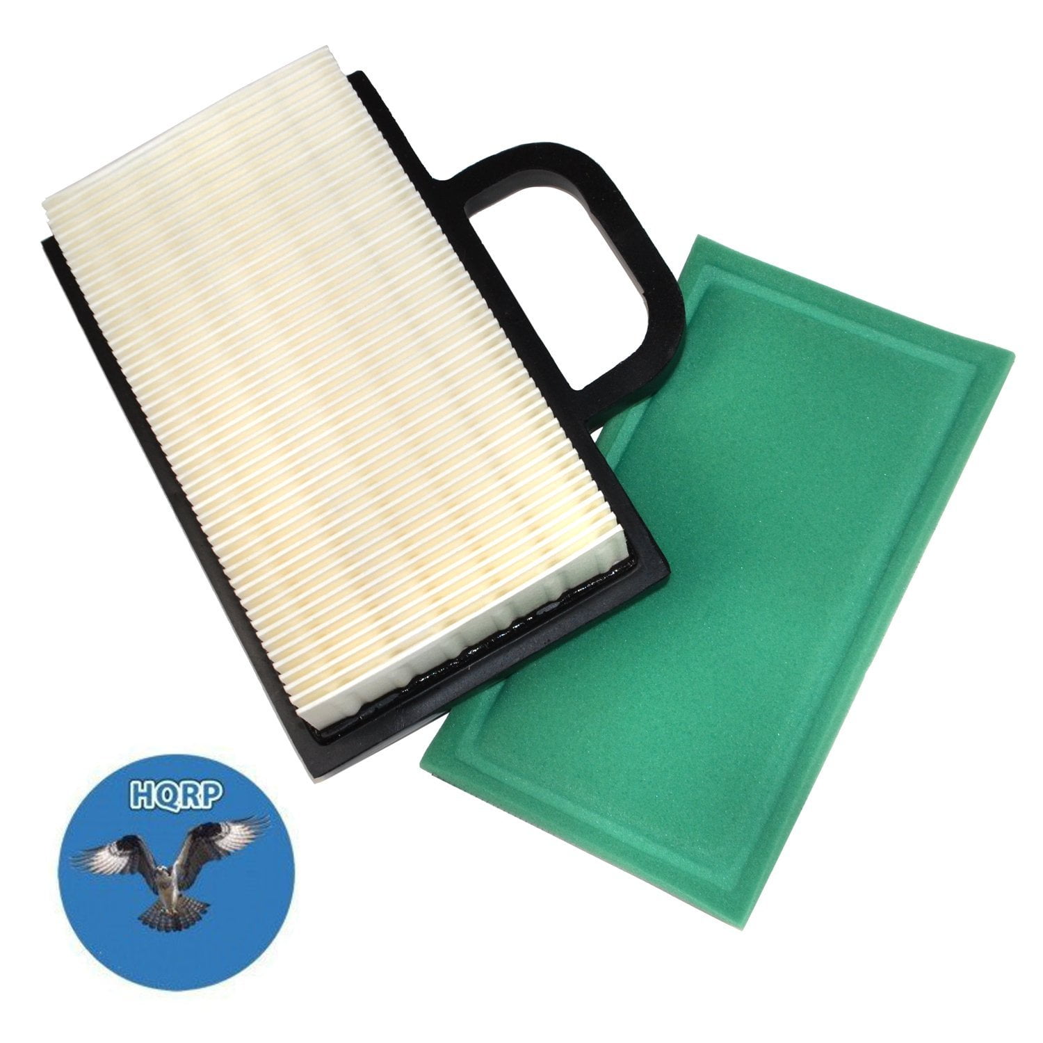 HQRP Air Filter Kit (Cartridge w/ Precleaner) for John Deere L120