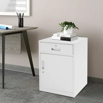 Storage Cabinet with Lock, Under Desk Office Cabinet, Vertical File Cabinet