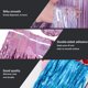 thumbnail image 3 of Cortinas con flecos de aluminio, 4 paquetes de 3,28 pies x 3,28 pies, cortinas metálicas brillantes, decoraciones para fiestas, fotomatón, decoraciones para fiestas, 3 of 5