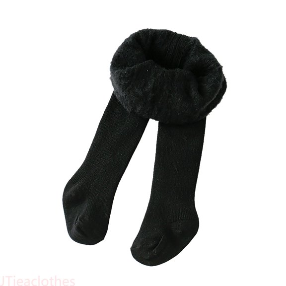 JTieacloth Casual Pants for Girls Toddler Kids Baby Girls Cotton Fleece Lined Warm Full Leggings Pantihose Stretchy Basic Full Length Pants Pantyhose For Winter Stocking,Sizes 12-24 Months