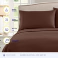 thumbnail image 2 of Sábanas Sweet Home Collection RV Short Queen Brown, 2 of 6