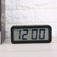 thumbnail image 2 of Goick Stainless Steel Base Exquisite Digital Electronic LCD Music Table Alarm Clock Hanging Clock?Black? (Black), 2 of 7