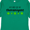 thumbnail image 4 of Inktastic Just Here for the Shenanigans St. Patrick's Day Boys or Girls Long Sleeve Toddler T-Shirt, 4 of 5