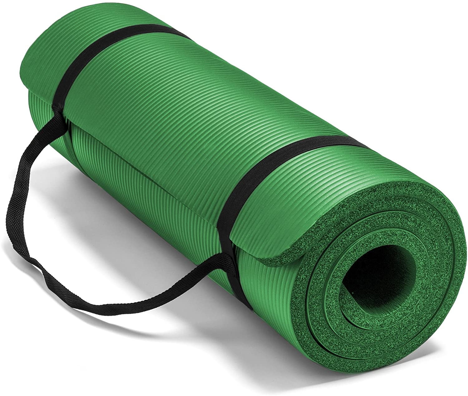 Yoga Mat 1/2-In Extra Thick 71-In Long for Exercise Yoga & Pilate Non Slip NEW 