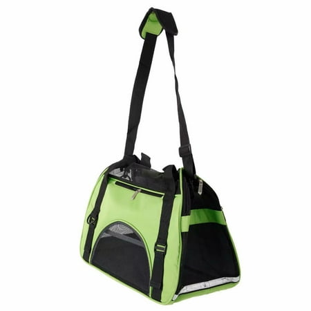 Pet Carriers Bags (Akoyovwerve Portable Breathable Pet Pouch Handbag, Dog Cat Puppy Outdoor Carrier Sling Hands-Free Shoulder Travel Bag Tote Handbag Carrier, Green ,Size)