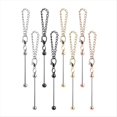 thumbnail image 1 of 8 piezas de dijes de cuentas, accesorios de vidrio con asas y cadenas para vasos, botellas de agua de 30 y 40 onzas, colgantes para manualidades., 1 of 4