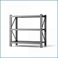 thumbnail image 5 of Industrial Shelving Rack, 3-Tier Heavy Duty Steel Adjustable, 51.2”W x23.6”D x47.3”H | Metal | Black, 5 of 10