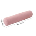 thumbnail image 2 of Round Neck Pillow Cylinder Pillows, Soft and Comfortable, Skin-friendly Neck Bolster Pillow Roll for Ankle Bed Vertebra Stomach Leg, 2 of 7