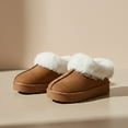 thumbnail image 3 of bebe Toddler Girls' Platform Boots – Microsuede Bootie with Faux Fur, Comfy Platform Shoes for Toddlers, 3 of 9