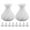 White, variant on MRLESS 10pcs Mini Vases for Miniature House Decor for Dollhouse Furniture and Plant Decorations Tiny Vases for Flowers Tiny Floral Arrangements