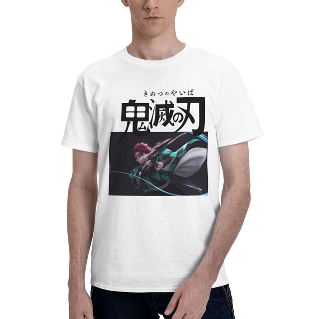 Camiseta de Manga Corta para Hombres Kimetsu no Yaiba