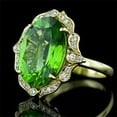 thumbnail image 3 of K-KED Gorgeous 925 Silver Filled Cubic Zircon Rings Women Delicate Jewelry Wedding Gift Sz 6-10-7-Green, 3 of 6