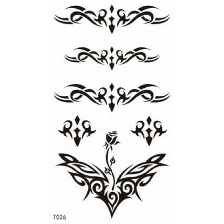 SPESTYLE look like real tattoos for men and boy,the design including 6 nice totem design for back temporary tattoos