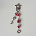 thumbnail image 4 of Retro Beaded Keychain Star Heart Phone Lanyard Wrist Strap Five-Pointed Star Phone Chain Handmade Keyring Accessory, 4 of 4