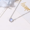 thumbnail image 4 of Collares Colgantes XWSHYW Cadena Redonda de Clavícula Azul Degradado, 4 of 4