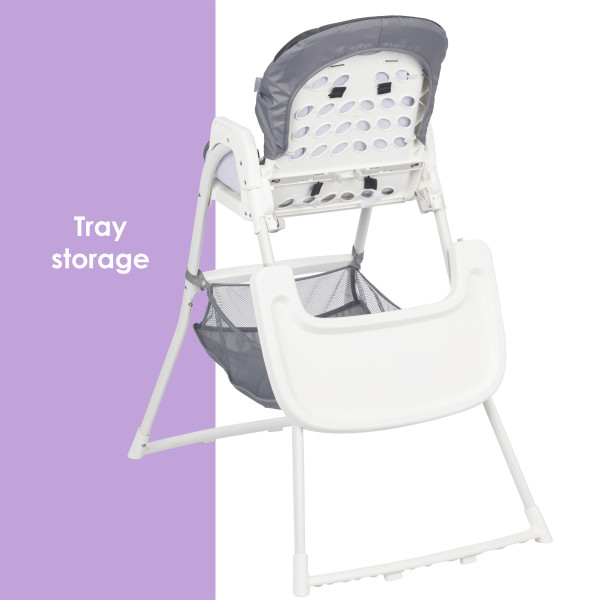 Baby Trend Flat Fold High Chair - Stellar Grey