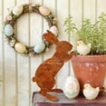 thumbnail image 4 of Iron Garden Stake Decorative Rabbits for Easter Flower Pot and Yard Decoration, 4 of 6