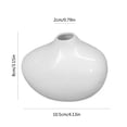 thumbnail image 3 of TanSiDing Modern Decorative Vase for Dried Flowers, Plastic Centerpiece with Narrow Opening, Shatterproof Tabletop Decor for Home Office Shelf, 3 of 6