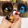 thumbnail image 3 of Muñeco de peluche con forma de nido de pájaro en miniatura, casa en el árbol, estilo kawaii, combinación de pájaro y nido de colores,, 3 of 5