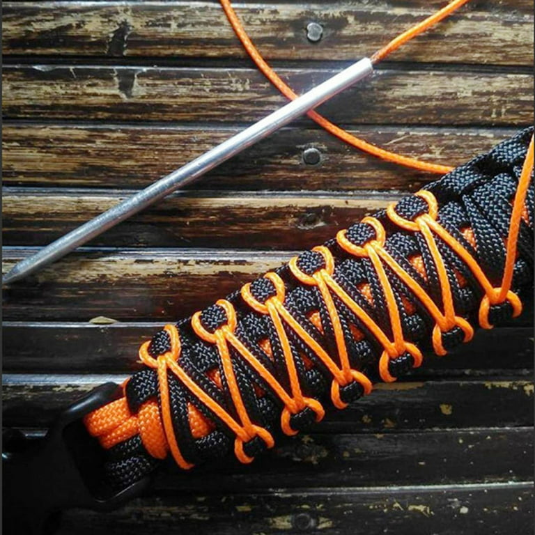 6pcs Paracord Stitching Set Stainless Steel Bracelet Leather DIY Weaving  Paracord Lacing Needle Smoothing Tool