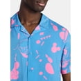 thumbnail image 4 of Disney Men's and Big Men's Mickey Mouse Graphic Button-Up Shirt, Sizes S-3XL, 4 of 5