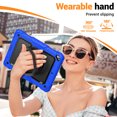 thumbnail image 4 of for iPad 6th/5th Generation Case 9.7 inch 2018/2017, 360 Rotating Shockproof Cover with Stand, Handle, Shoulder Strap, Blue, 4 of 7