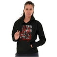 thumbnail image 4 of Chicago Illinois Teddy Bear Graffiti Hoodie Sweatshirt Women Men Brisco Brands S, 4 of 6
