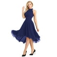 thumbnail image 3 of MSemis Woman's Chiffon Wedding Bridesmaid Dress Evening Party Prom Gown, 3 of 5
