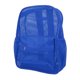 thumbnail image 2 of Mochila de malla resistente, ligera, de gran capacidad, lavable, transparente, para natación, playa, deportes, color azul, 2 of 14