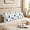 Bigfoot and Silhouette White Pattern, variant on Bigfoot and Tree White Pattern Long Throw Pillow Cover, Decorative Lumbar Pillow Cover with Hidden Zipper, Breathable Warm Gifts for Home Camping Car, 59'' X 19.7''