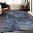 thumbnail image 6 of Addison Rugs Mayfield Washable Transitional Patchwork Navy Rectangle Rug, 3' x 5', 6 of 6