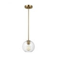 thumbnail image 4 of Orley 1-Light Midnight Black Pendant Light with Clear Glass Globe Shade, 4 of 7