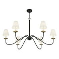thumbnail image 4 of Trade Winds Ascend 6-Light Chandelier in Black with Natural Brass Accents, 4 of 6