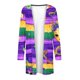 thumbnail image 5 of Prendas de abrigo y chaquetas informales sin capucha de manga larga para mujer, blusa informal de manga larga con estampado y bolsillo, cárdigan, abrigo holgado de algodón de imitación para mujer, 5 of 6