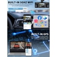 thumbnail image 3 of 4K Dash Cam, Dashcam Front and Rear, Car Camera 4 Channel, 4K/2K UHD Dash Camera for Cars, Dash Cam Built-in 5GHz WiFi GPS Voice Control, Night Vision, 3 of 9
