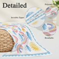 thumbnail image 3 of Rainbow Sunshine Body Pillow Cover 20 x 54 Inch Decorative Pillow Cover Rainy Cute Blue Border Lumbar Pillowcase Seasonal Rectangle Cushion Case for Couch Sofa Bed Living Room, 3 of 9
