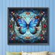 thumbnail image 1 of Pintura de diamante 5D DIY taladro redondo completo parcial AB mariposa decoración del hogar Hugtrwg Para estrenar, 1 of 9