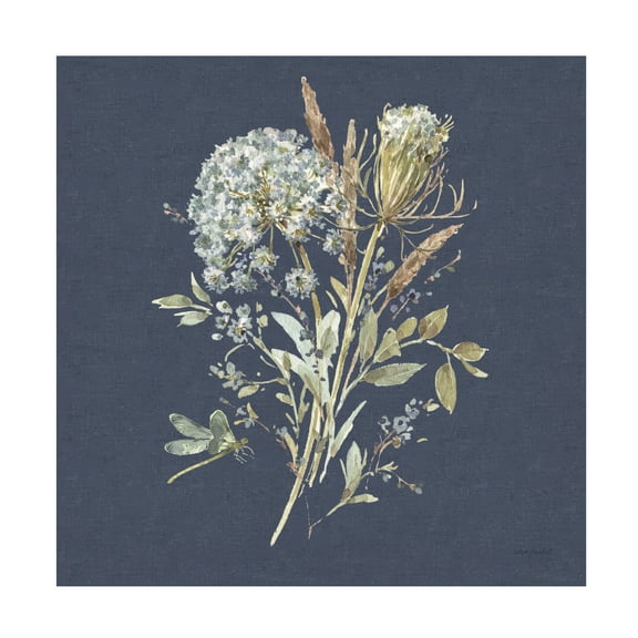 Lisa Audit 'Bohemian Blue 05 on blue' Canvas Art