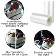 thumbnail image 5 of Jinsinto Cake Collars Clear Baking Mousse Around the Edge of Cake Collar Wrapping Wrapping Tape 10M x 10CM Clear Ribbons Baking Circle for Mousse Cakes, 5 of 5