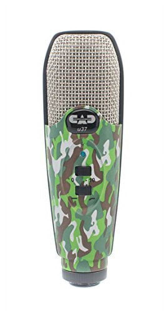 USB Large Diaphragm Cardioid Condenser Microphone w/Tripod Stand, 10' USB Cable